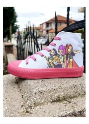 LİASSHOES K-Pop Demon Hunters Demon Slayers Printed Girls Kids Sports Shoes Dreams