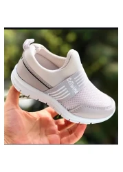 Pandalina أحذية أطفال كتان أحذية رياضية للأطفال للجنسين فايلون (خفيفة جدًا) مرنة جدًا