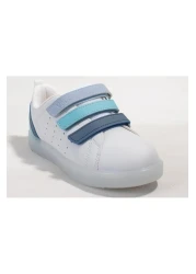 Vicco Sun 220f21y212 White Blue Orthopedic Lighted Boys' Sports Shoes