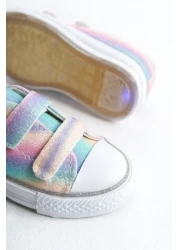 Mini Angel Velcro Rainbow Girls' Shoes Orthopedic Girls' Shoes Casual Sports Shoes