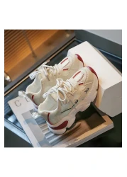 Butik حذاء رياضي مريح للأطفال بنعل عالٍ من Junisteps - أحمر