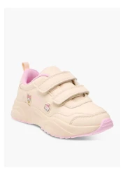 DİSNEY حذاء رياضي مزين بطبعة بطة ديزي مع قفل بخطاف وحلقة