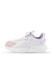 AYAKMOD حذاء رياضي بناتي مضاء باللون الأبيض من الفيلكرو Ruby P