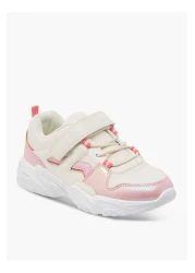 Flora Bella by Shoexpress Flora Bella Embellished Panelled Sneakers with Hook-and-Loop Closure