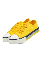Benetton Yellow Girl's Sneakers BN-30175