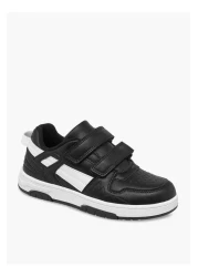 Mister Duchini Mister Duchini Panelled Sneakers with Hook and Loop Closure