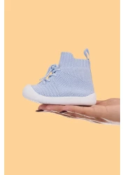 Mumenim حذاء Berbera للجنسين للأطفال الرضع واقي لأصابع القدم غير قابل للانزلاق باللون الأزرق لتقويم العظام الخطوة الأولى والأحذية الرياضية