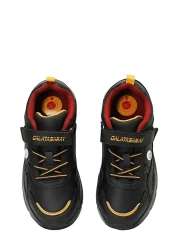 Kinetix حذاء رياضي للأطفال GS FERGUS J F 4PR Velcro Phlon خفيف الوزن باللون الأسود