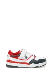U.S. Polo Assn. Original U.S. Polo Assn. Boy's White Red Color Sneaker