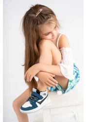 McDark Kids Petrol High Top Sneakers