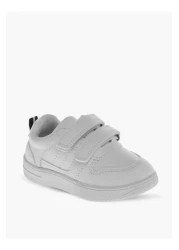 LBL by Shoexpress Stitch Detail Sneakers with Hook and Loop Closure