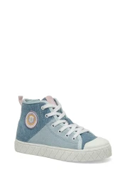 Lumberjack حذاء رياضي عالي للفتيات باللون الأزرق الفاتح من بيز 4fx