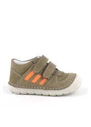 Rakerplus Grizzy Genuine Leather Khaki First Step Unisex Baby Shoes