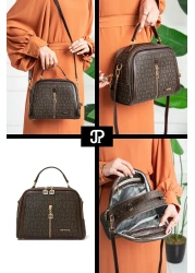 Just Polo حقيبة يد وكتف أنيقة للنساء من الجلد الناعم الفاخر للموسم الجديد الأصلي مع حزام متقاطع قابل للتعديل