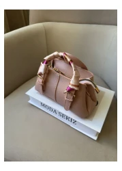 Moda Sekiz Women's Mini Crossbody Hand and Shoulder Bag with Shawl Accessory