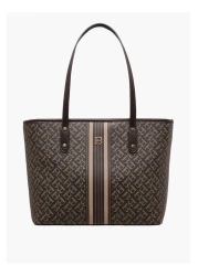 Flora Bella by Shoexpress حقيبة توت بطبعة فلورا بيلا مونوغرام مع محفظة بسحاب