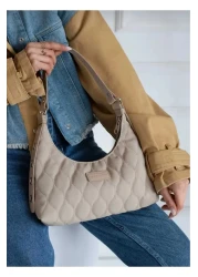 MAC&MOS حقيبة يد وكتف نسائية من مينك