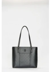 Pierre Cardin Women's Black Print Shoulder Bag 05Po22Y1572