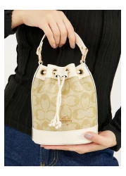 Styli Printed Bucket Bag with Drawstring