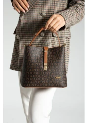 Just Polo JP حقائب كتف نسائية أصلية من Just Polo مناسبة للاستخدام اليومي متوسطة الحجم وكبيرة الحجم بحزام عريض