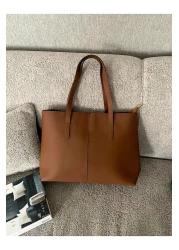 Emma Carter حقيبة مايا كبيرة الحجم - حقيبة تسوق بنية