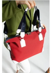 Just Polo Cream-Tan Women's Hand and Shoulder Bag - Large Size 6011