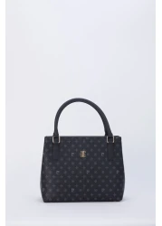 Pierre Cardin Black Monogram Women's Shoulder Bag 05PO22K1592