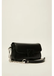 Ted Baker Plain Leather Chain Strap Crossbody Bag