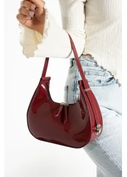 Cosser Women's Burgundy Special Strap Detailed Shoulder Bag