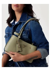 Guess Meridian Staple Detailed Women's Shoulder Bag Hwbg 8778090