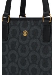 U.S. Polo Assn. Black Women's Shoulder Bag Us3248