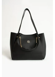 Reddington حقيبة كتف نسائية بسحاب حقيبة مدرسية كبيرة