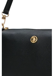 U.S. Polo Assn. Black Women's Shoulder Bag Us3247