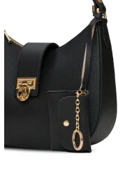 U.S. Polo Assn. Black Women's Shoulder Bag Us25546
