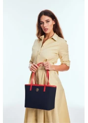 U.S. Polo Assn. Women's Shoulder Bag Navy Blue-Red Us3075 - Online Exclusive