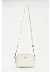 Pierre Cardin حقيبة كتف نسائية بيضاء 05PO22Y1543