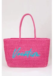 Defacto حقيبة كتف نسائية من القش - B9076axns