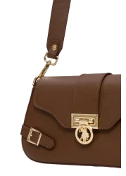 U.S. Polo Assn. A.Brown Women's Shoulder Bag Us25586