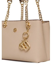 U.S. Polo Assn. Beige-Burgundy Women's Shoulder Bag Us25539