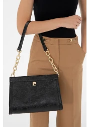 Pierre Cardin Women's Black Shoulder Bag 05Po24K1982