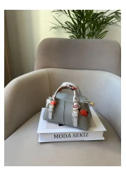 Moda Sekiz Women's Mini Crossbody Hand and Shoulder Bag with Shawl Accessory