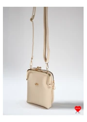 JARA Bag حقيبة محفظة باريس بحزام متقاطع مقاوم للماء مكونة من 3 أقسام مع حامل هاتف