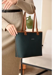 Just Polo حقيبة كتف نسائية كبيرة الحجم