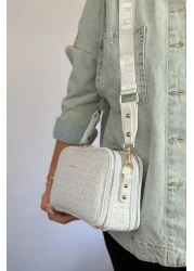 Just Polo Women's 5 Compartment Adjustable Long Strap Shoulder Bag Messenger Bag