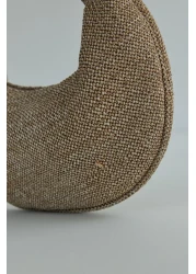 Suud Collection Beige Straw Bag - Pia Model