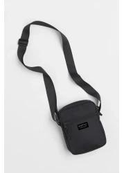 KAFFAA حقيبة يد وكتف للجنسين بحزام وجيب بسحاب - حقيبة رجالية - حقيبة نسائية