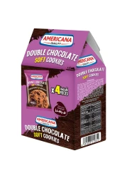 Americana Quality Double Chocolate Soft Cookies, 40g Pack of 4