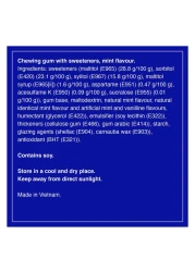 منتوس وايت علكة خالية من السكر بنكهة النعناع الحلو، 54 غرام