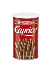 بابادوبولوس كابريس لفائف ويفر بالكاكاو والبندق 115 غرام حزمة من 2