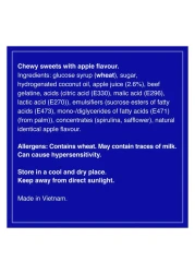 مينتوس إنكريدبل تشو حلوى مضغية بنكهة التفاح الأخضر الرائعة 45 غرام حزمة من 20